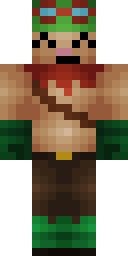 Jungle Ninja Turtle Minecraft skin