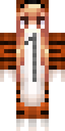 Orange Tiger Onesie Minecraft skin