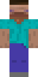 Teal Diver Steve Minecraft skin