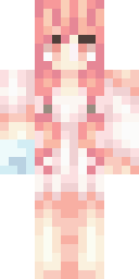 Pink Blossom Girl Minecraft skin