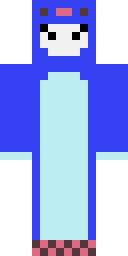 Blue Bunny Onesie Minecraft skin