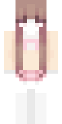 Pink Bunny Bride Minecraft skin