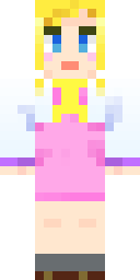 Pink Fairy Princess Minecraft skin