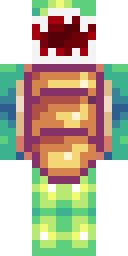 Rotten Zombie Mouth Minecraft skin