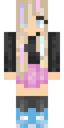 Pastel Party Girl Minecraft skin