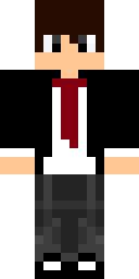 Red Tie Businessman Minecraft skin