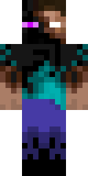 Teal Ender Hunter Minecraft skin