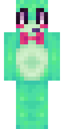 Mint Plush Bunny Minecraft skin