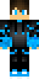 Cyan Headphones Gamer Minecraft skin