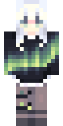 Silver Blade Sorceress Minecraft skin