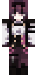 Gothic Purple Doll Minecraft skin
