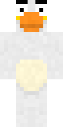 White Goose Costume Minecraft skin