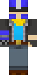 Purple Helm Adventurer Minecraft skin