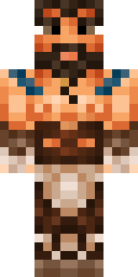 Fiery Tiger Beast Minecraft skin