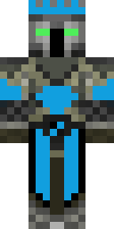 Blue Steel Knight Minecraft skin
