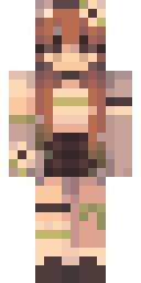 Rugged Survivor Girl Minecraft skin