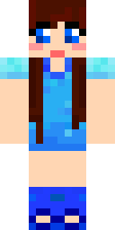 Blue Crop Adventurer Minecraft skin