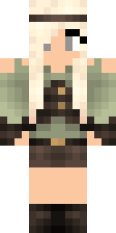 Blonde Ranger Girl Minecraft skin