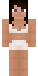 Brunette Tank Girl Minecraft skin