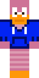 Dapper Blue Duck Minecraft skin