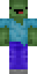Cracked Zombie Villager Minecraft skin