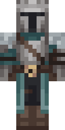 Silver Plate Crusader Minecraft skin