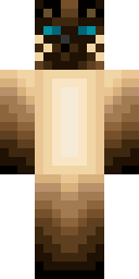 Siamese Cat Minecraft skin