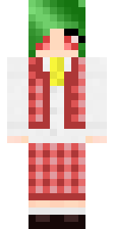 Festive Plaid Elf Minecraft skin