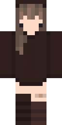 Brunette Cozy Girl Minecraft skin