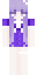 Lavender Bunny Girl Minecraft skin