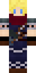 Blonde Ninja Shinobi Minecraft skin