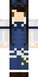 Royal Blue Maiden Minecraft skin