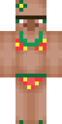 Emerald Vine Warrior Minecraft skin