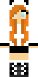 Ginger Punk Girl Minecraft skin