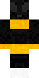 Black Gold Ninja Minecraft skin