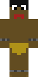 Brown Freddy Animatronic Minecraft skin