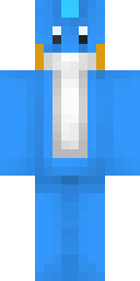 Blue Dino Onesie Minecraft skin