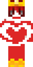 Valentine Heart Suit Minecraft skin