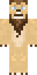 Furry Golden Sasquatch Minecraft skin