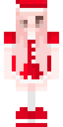 Snowy Santa Girl Minecraft skin
