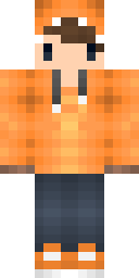 Ginger Orange Hoodie Minecraft skin