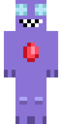 Purple Blob Monster Minecraft skin