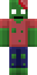 Green Zombie Punk Minecraft skin
