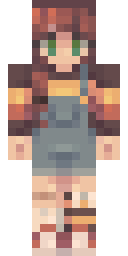 Auburn Apron Girl Minecraft skin