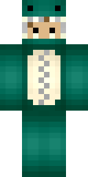 Teal Turtle Onesie Minecraft skin