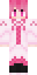 Pink Fox Hoodie Minecraft skin