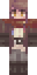 Cozy Winter Anime Minecraft skin