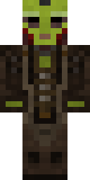 Green Orc Warrior Minecraft skin