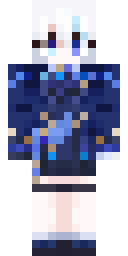 Frost Ice Mage Minecraft skin