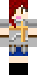 Scarlet Knight Maiden Minecraft skin